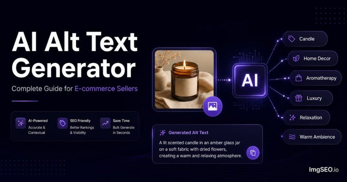 AI Alt Text Generator: Complete Guide for E-commerce Sellers