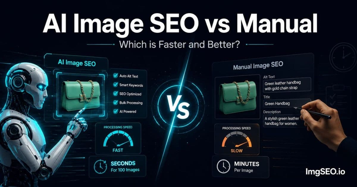 AI Image SEO vs Manual: Which is Faster, Better, and Worth Your Time?