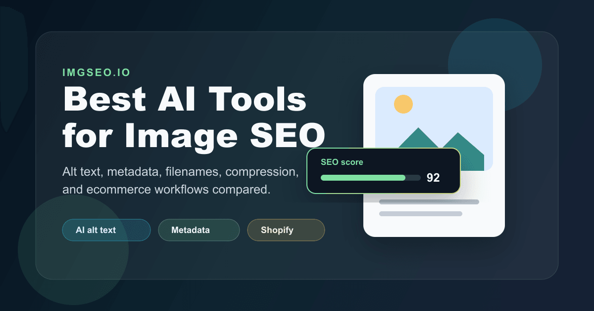 Best AI Tools for Image SEO