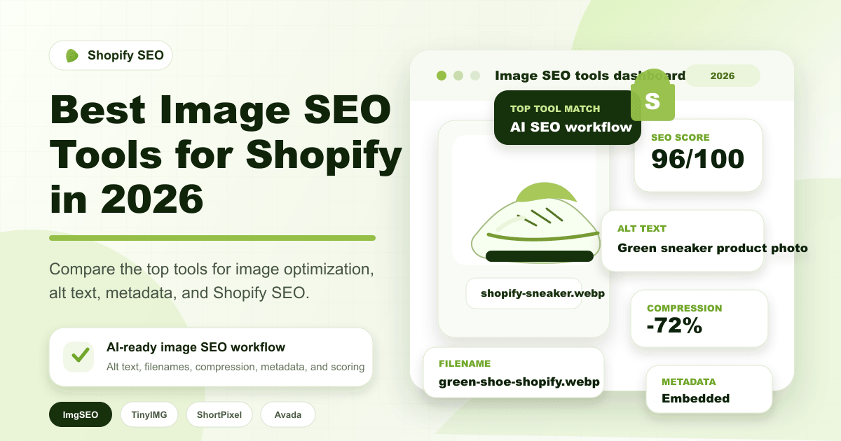 Best Image SEO Tools for Shopify in 2026