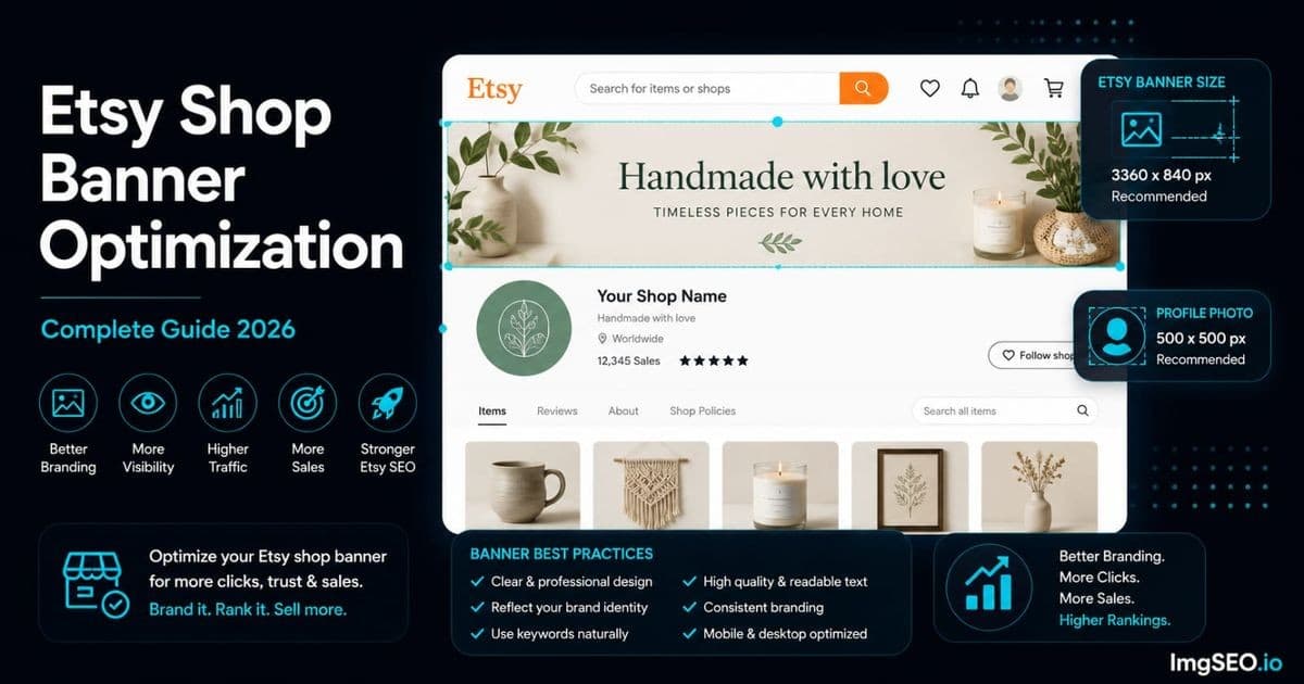 Etsy Shop Banner and Profile Image Optimization: Complete Guide 2026