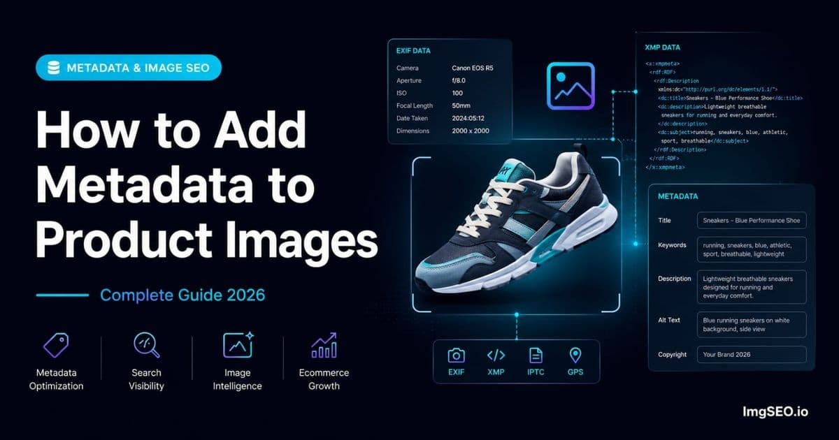 How to Add Metadata to Product Images: Complete Guide for E-commerce 2026
