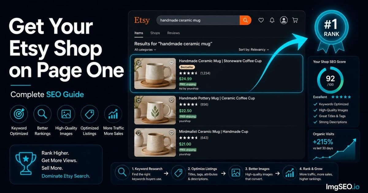 How to Get Your Etsy Shop on Page One: Complete SEO Guide 2026