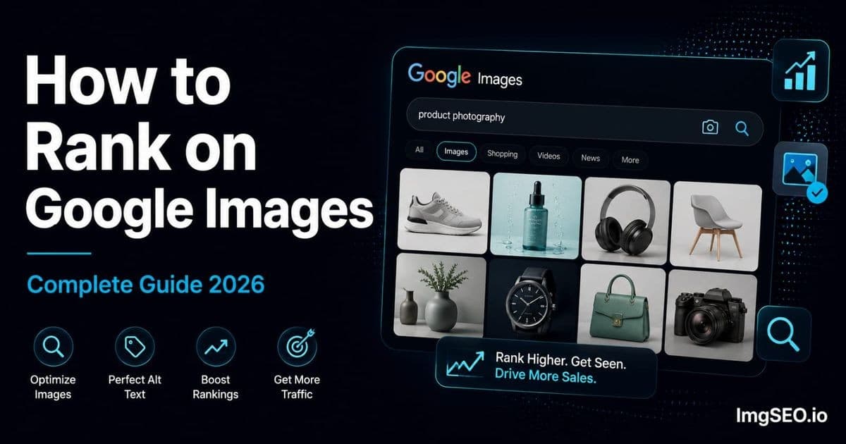 How to Rank on Google Images: Complete Guide for E-commerce 2026