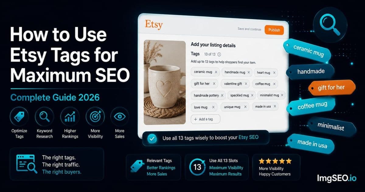 How to Use Etsy Tags for Maximum SEO: Complete Guide 2026