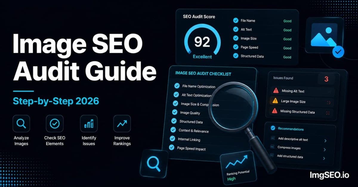 How to Do an Image SEO Audit: Step-by-Step Guide for E-commerce 2026