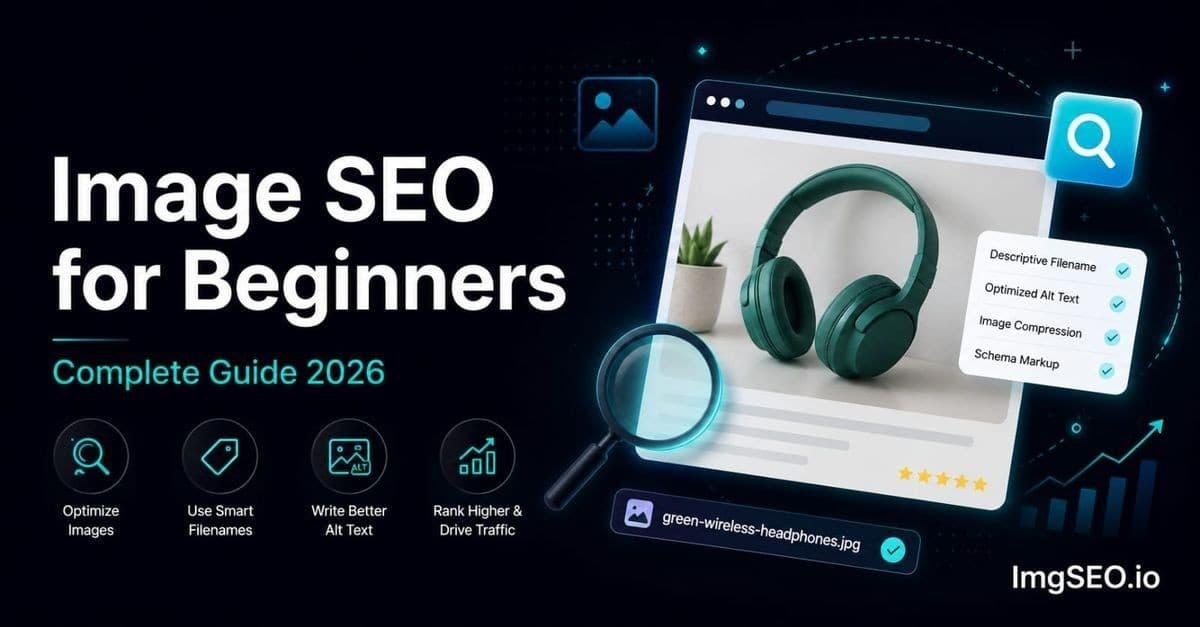 Image SEO for Beginners: Complete Guide to Ranking Product Photos in 2026