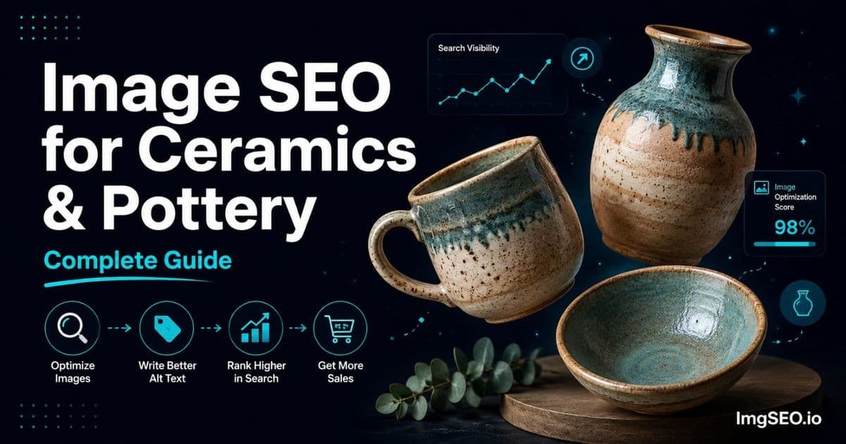 Image SEO for Ceramics and Pottery: Complete Guide