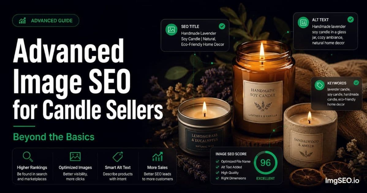 Advanced Image SEO for Handmade Candle Sellers: Beyond the Basics