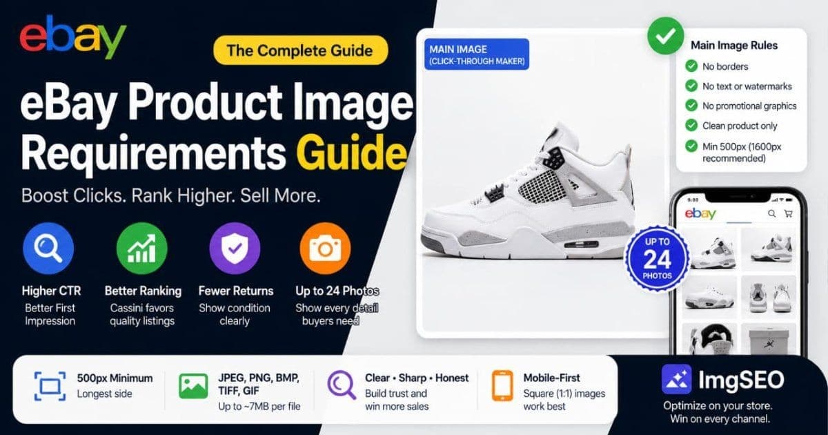 eBay Product Image Requirements: The Complete Guide for Sellers