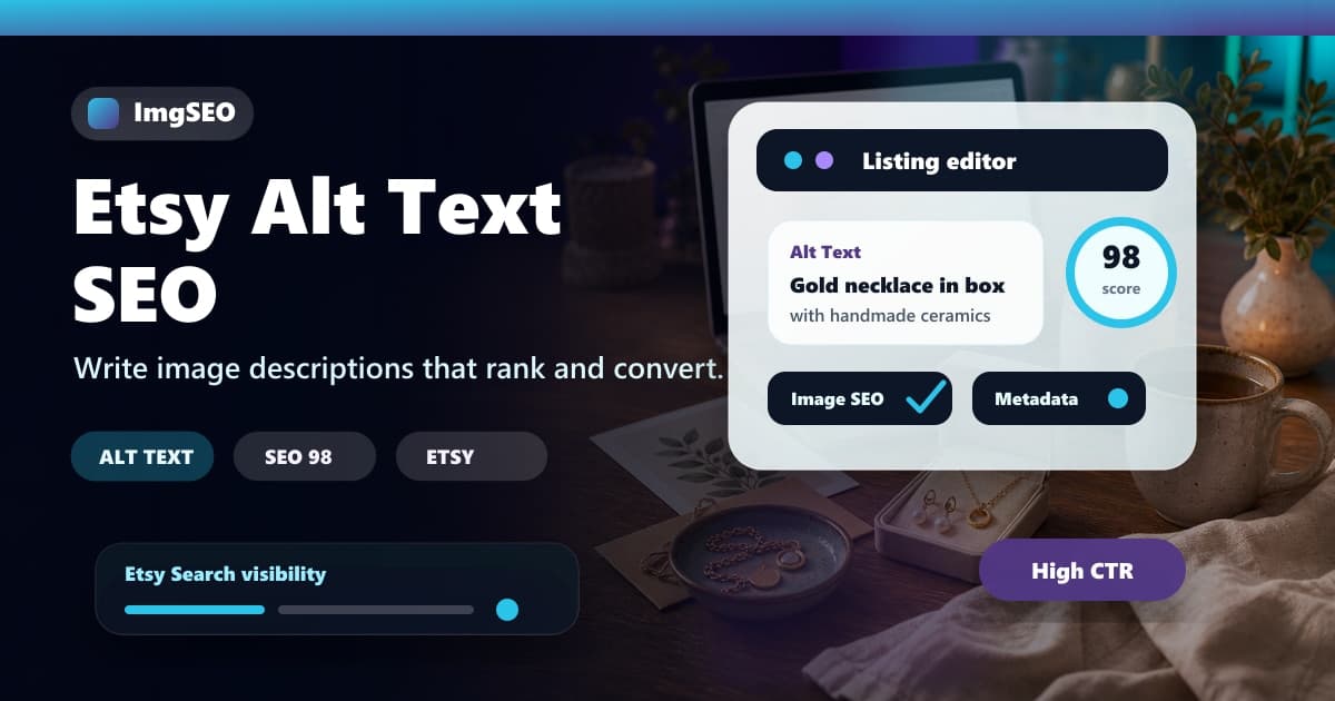 How to Write Etsy Alt Text That Actually Helps SEO