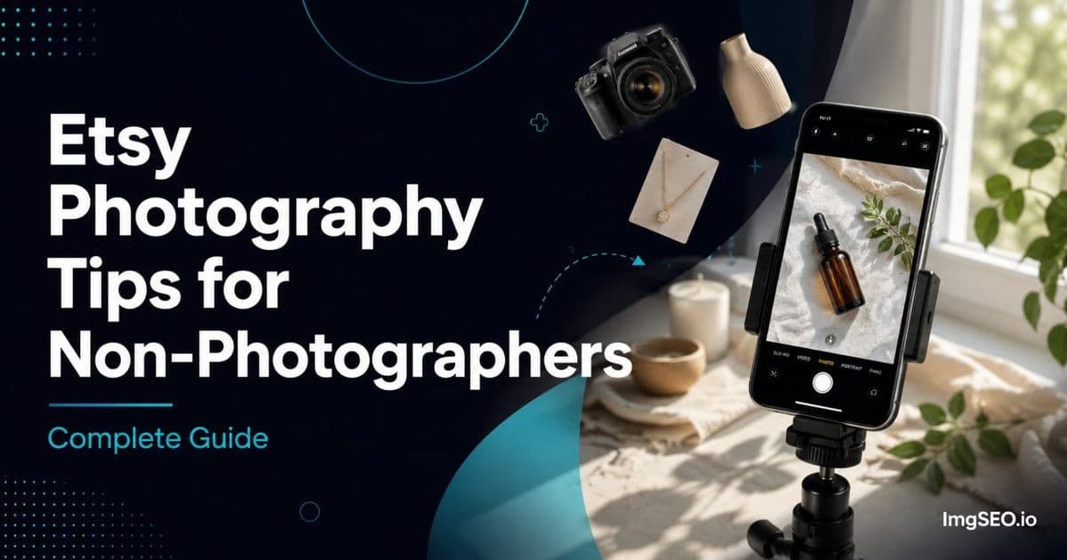 Etsy Photography Tips for Non-Photographers: Complete Guide 2026