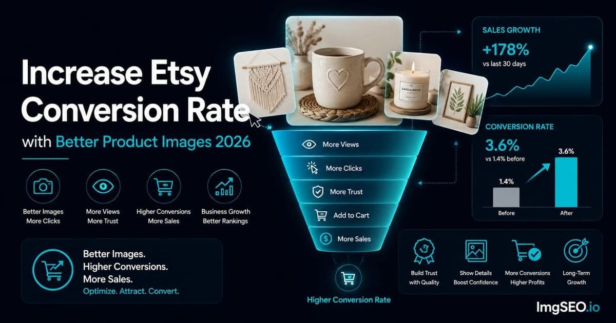 How to Increase Etsy Conversion Rate with Better Product Images in 2026