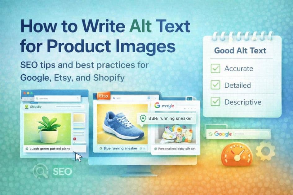 Writing SEO-friendly alt text for a product image using a proven formula