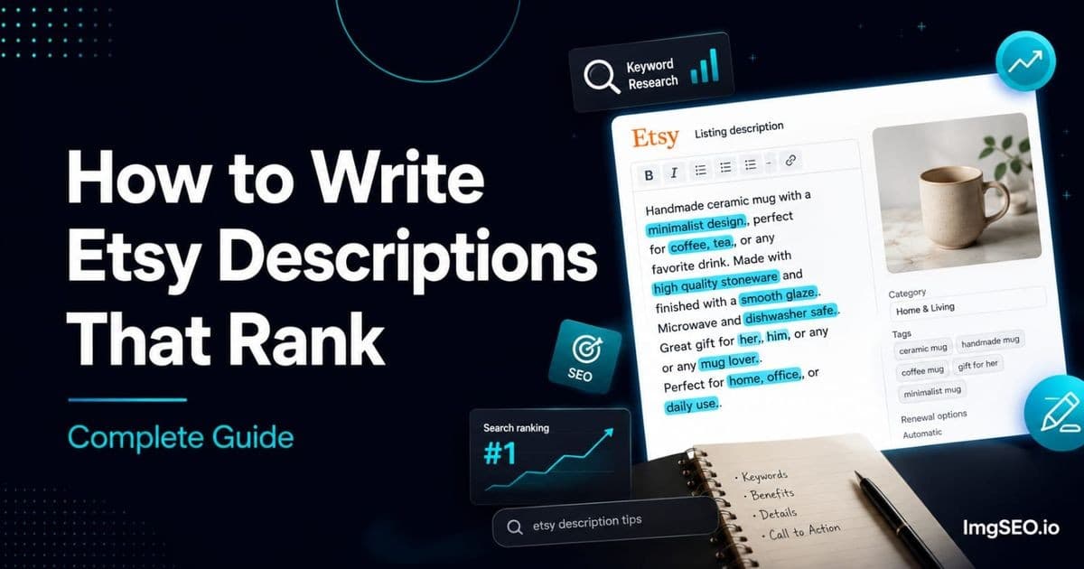 How to Write Etsy Descriptions That Rank on Google and Convert Buyers in 2026
