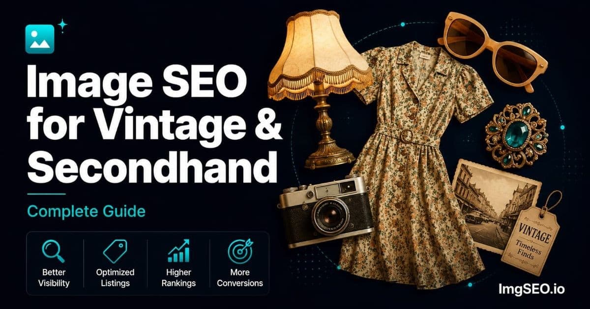 Image SEO for Vintage and Secondhand Products: Complete Guide