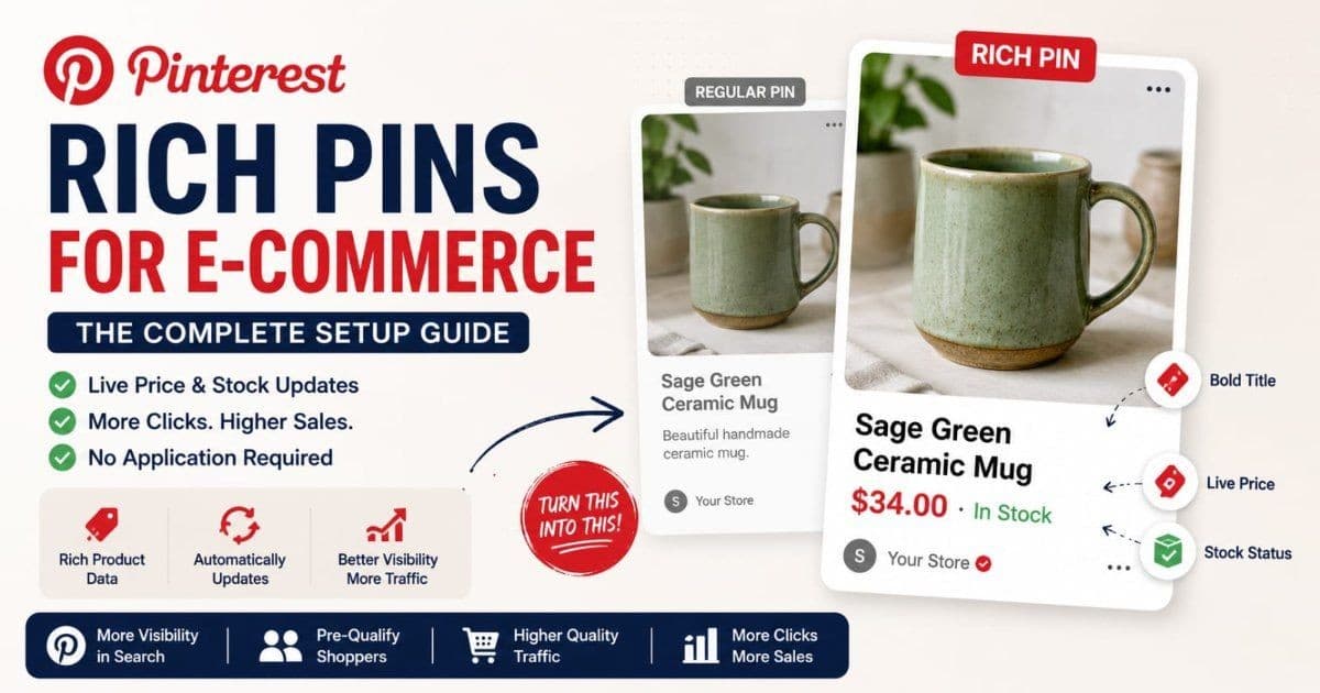 Rich Pins for E-commerce: The Complete Guide to Product Pins Setup and Optimization