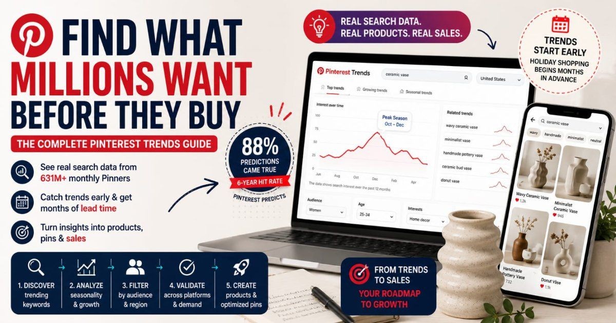 How to Use Pinterest Trends for Product Research: The Complete Guide for E-commerce